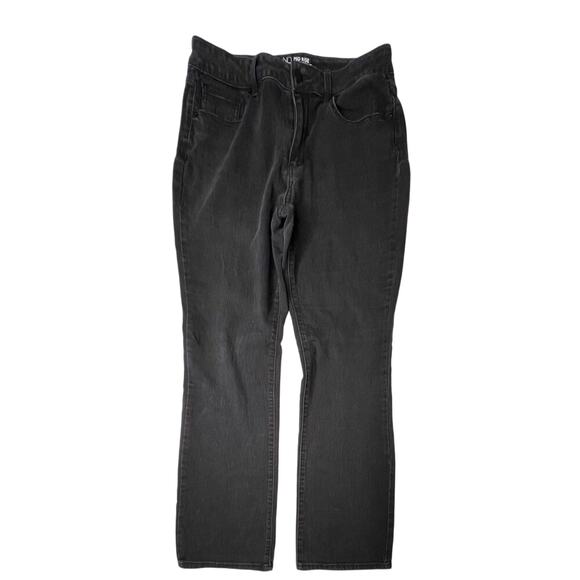 No Boundaries Juniors Mid Rise Bootcut Dark Wash Black Stretch Jeans 15 Casual - Picture 1 of 10